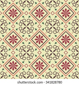Vector seamless pattern background. Repeating geometric tiles for wallpapers, backgrounds and page fill  and more.