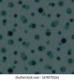 Vector seamless pattern. Background for sites and banners. For news about covid-19. Grey, blue and green. EPS 10. Sticker
