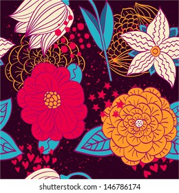 Vector seamless pattern background texture