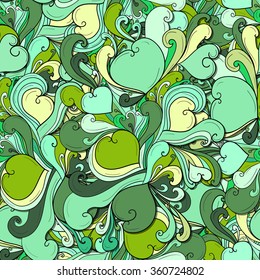 Vector seamless pattern background Valentine's Day