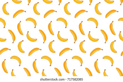 Vector seamless pattern bananas