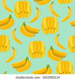vector seamless pattern with bananas. Perfect for wallpapers, web page backgrounds, surface textures, textile.