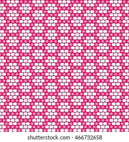 Vector seamless pattern of beads