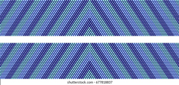 Vector seamless pattern of beads