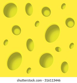 Vector seamless pattern beautiful holland cheese