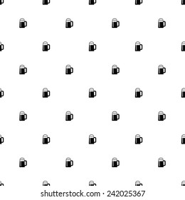 Vector seamless pattern, beer, Editable can be used for web page backgrounds, pattern fills 