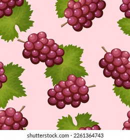 Vector seamless pattern with berries
