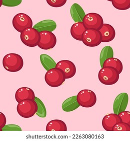 Vector seamless pattern with berries