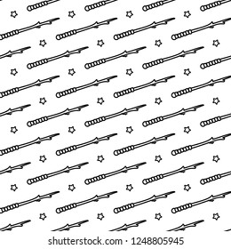vector seamless pattern black white paper art