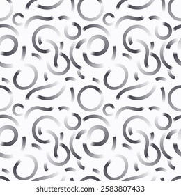 Vector seamless pattern. black and white abstract background. Geometric lines ,seamless pattern. Futuristic technology graphic design. Suit for business, cover, header, wallpaper, corporate, website, 