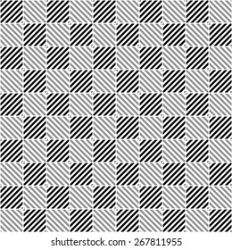 Vector seamless pattern. Black and white texture