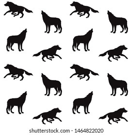 Wolf Silhouette Images, Stock Photos & Vectors | Shutterstock