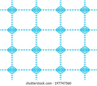 vector seamless pattern of blue lines
