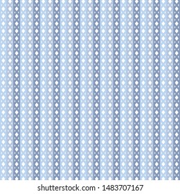 Vector seamless pattern with blue stripes
