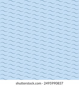 Vector of seamless pattern with blue waves.Water,sea,ocean