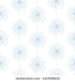 Vector seamless pattern with botanical  print
