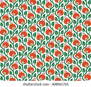 Vector seamless pattern of briar