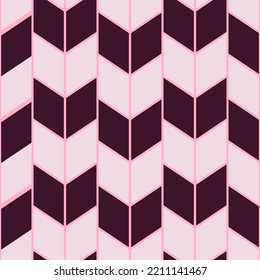 Vector seamless pattern of brown pink geometric elements for websites, textile, wrappers, wallpapers 