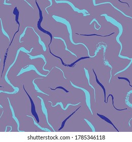 Vector seamless pattern with brush strokes, abstract repeating background perfect for web and print