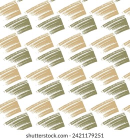 Vector seamless pattern with brush strokes. For printing, packaging, textiles, wallpaper