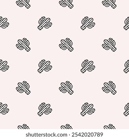 vector seamless pattern of cactus, repeated pattern background design