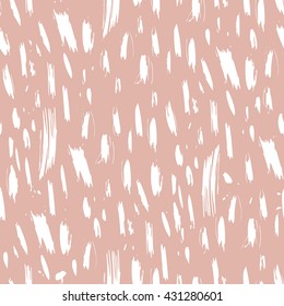 Vector seamless pattern with calligraphic hand drawn pen strokes. Good for wrapping paper print and other.