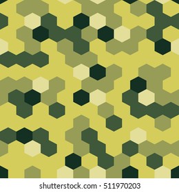 vector seamless pattern in camouflage style, pixel pattern textile, abstract background