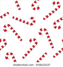 Vector of a seamless pattern with the candy cones.