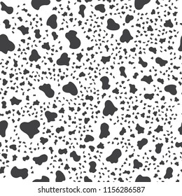 Vector seamless pattern with chaotic stains. Collage design.
