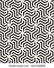 Vector seamless pattern with chevron. Modern geometric texture. Repeating abstract background. Polygonal grid with bold striped elements.