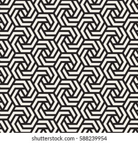 Vector seamless pattern with chevron. Modern geometric texture. Repeating abstract background. Polygonal grid with bold striped elements.
