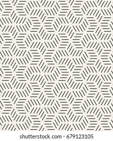 Vector seamless pattern with chevron. Modern geometric texture. Repeating abstract background. Polygonal grid with bold striped elements.