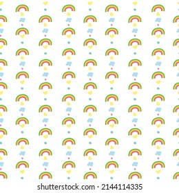 vector seamless pattern for children