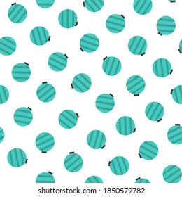 Vector seamless pattern with christmas toys. Repeatable xmas holiday background. Trendy festive print