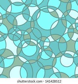 Vector seamless pattern with circles