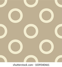 Vector seamless pattern. Circles, point, spots, polka dot texture. Stylish monochrome doodles. Modern graphic design. Hipster creative tileable print