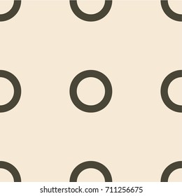 Vector seamless pattern. Circles, point, spots, polka dot texture. Stylish monochrome doodles. Modern graphic design. Hipster creative tileable print