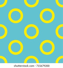 Vector seamless pattern. Circles, point, spots, polka dot texture. Stylish monochrome doodles. Modern graphic design. Hipster creative tileable print