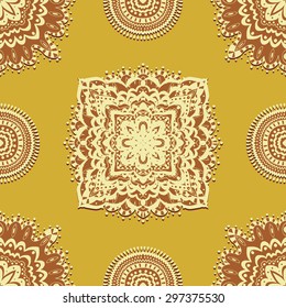 Vector seamless pattern. Classic background. Vector illustration