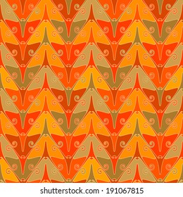 Vector seamless pattern with color butterflies. Decorative background for print, web. Combinatorial ornamental illustration