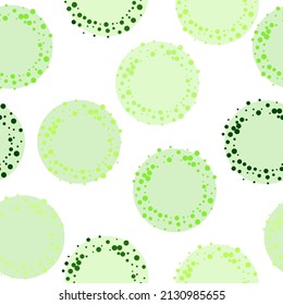Vector seamless pattern with color dots.  Cute background for baby.