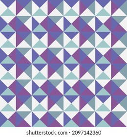 Vector seamless pattern with Color of the year 2022 - Very Peri. Geometric patterns collection.