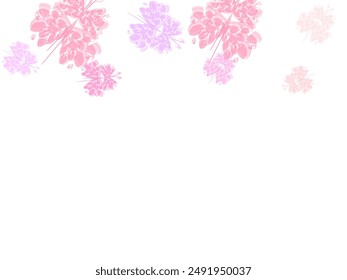 Vector seamless pattern with colorful butterflies Banner with silhouettes of butterflies