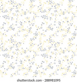 Vector seamless pattern of colorful crooked rings