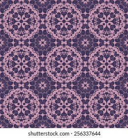 Vector seamless pattern. Colorful ethnic ornament. Arabesque style