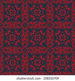 Vector seamless pattern. Colorful ethnic ornament. Arabesque style