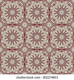 Vector seamless pattern. Colorful ethnic ornament. Arabesque style