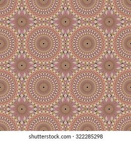 Vector seamless pattern. Colorful ethnic ornament. Arabesque style