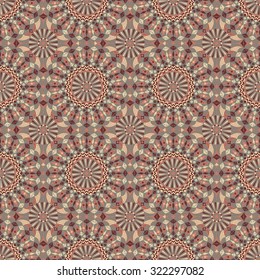Vector seamless pattern. Colorful ethnic ornament. Arabesque style