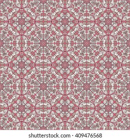 Vector seamless pattern. Colorful ethnic ornament. Arabesque style